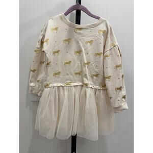 Janie & Jack	Tulle Icon Horse Dress - 4T